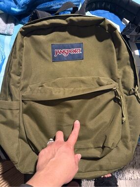 green corduroy jansport backpack Faded Sage Cross Town Vintage 90s Jansport Green Backpack